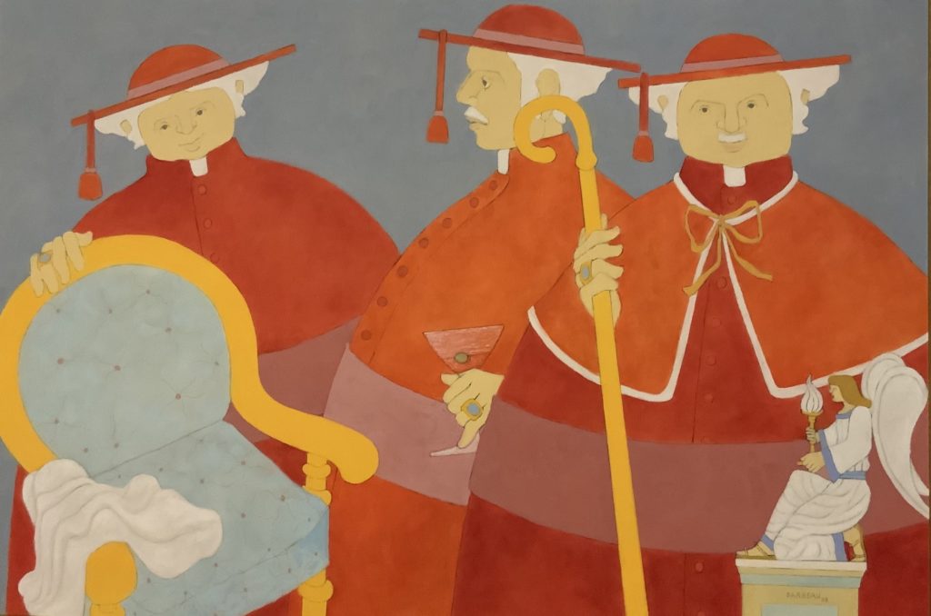 Tableau peint par Jacques Barbeau (1934-2016)