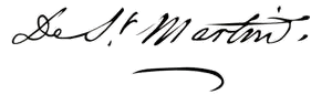 Signature de Louis-Claude de Saint-Martin